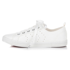 Mckeylor Sneakers Bianche Legate Con Un Nastro bianco 1