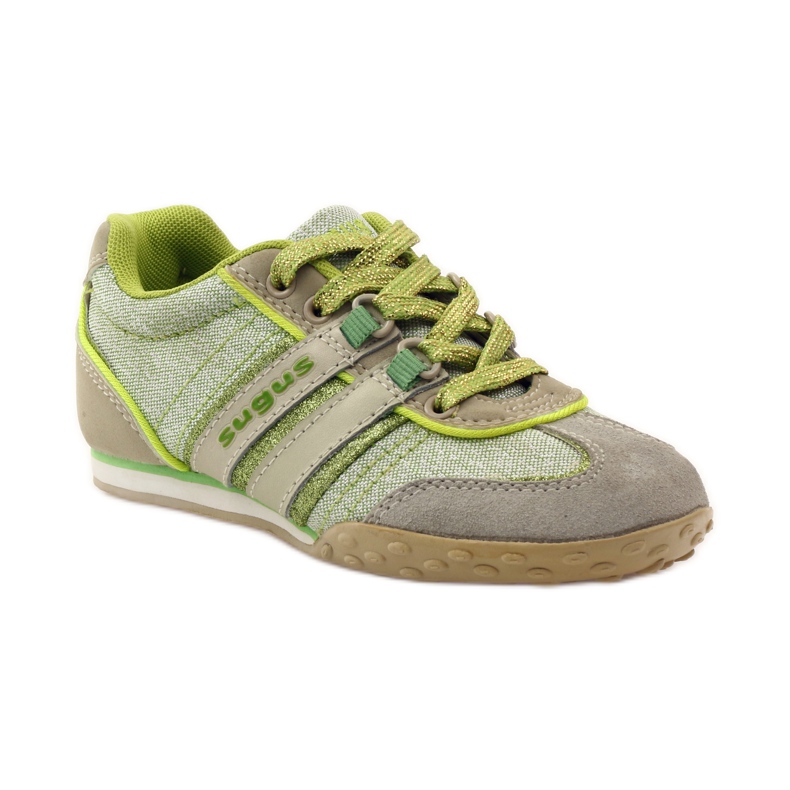 Sugus 3385 scarpe sportive per ragazze giallo verde 1