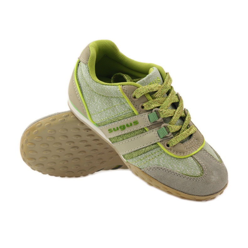 Sugus 3385 scarpe sportive per ragazze giallo verde 3