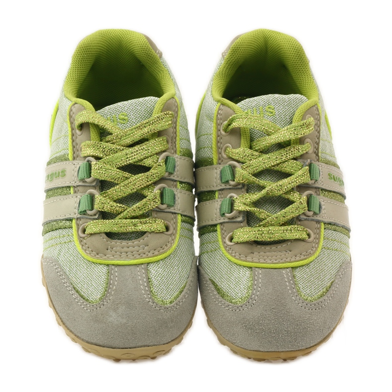 Sugus 3385 scarpe sportive per ragazze giallo verde 4
