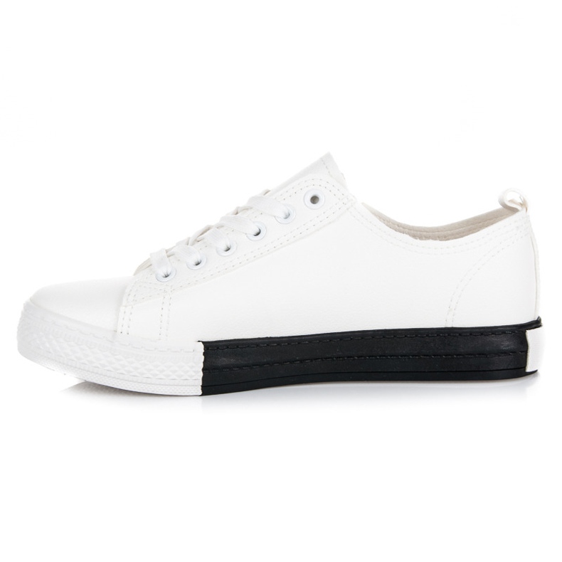 Sneakers sulla piattaforma bianco 1