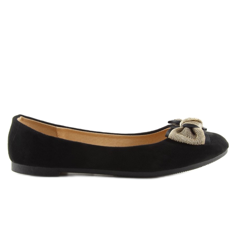 Classiche ballerine nere nere da donna nero 1