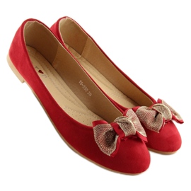 Ballerine da donna classiche rosse vs-330 Red rosso 1