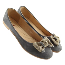 Classiche ballerine grigie da donna vs-330 Grey grigio 2
