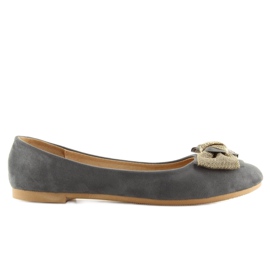 Classiche ballerine grigie da donna vs-330 Grey grigio 1
