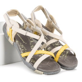 Hasby Sandali sportivi con velcro marrone 1