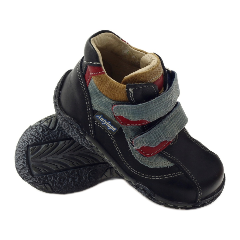 Antylopa Stivaletti con velcro Antelope blu navy nero rosso 3