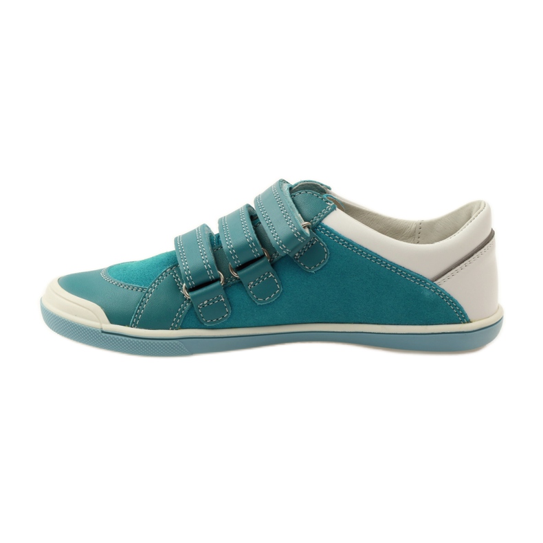 Scarpe da ragazza con velcro Bartek rosa giallo blu bianca 2