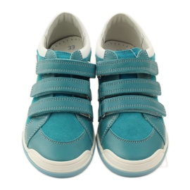 Scarpe da ragazza con velcro Bartek rosa giallo blu bianca 4