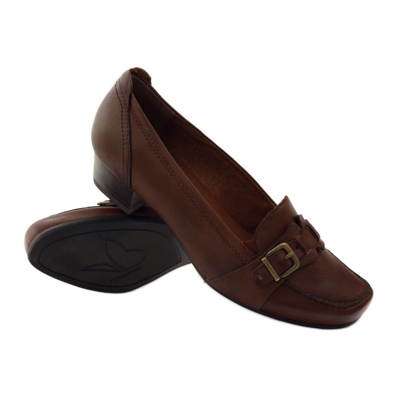 Scarpe basse Caprice décolleté da donna 24305 marrone 3