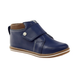 Stivali in velcro Bartek 31829 blu navy marrone 1