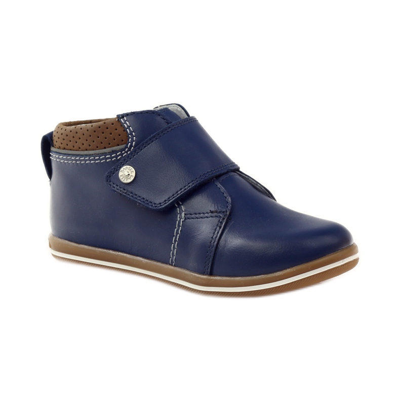 Stivali in velcro Bartek 31829 blu navy marrone 1