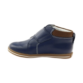 Stivali in velcro Bartek 31829 blu navy marrone 2
