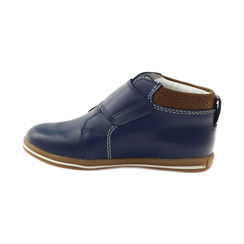 Stivali in velcro Bartek 31829 blu navy marrone 2