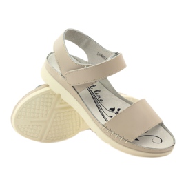 Filippo Comodi sandali beige con velcro 3
