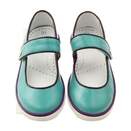Ballerine da bambina Bartek 25368 turchese verde 4