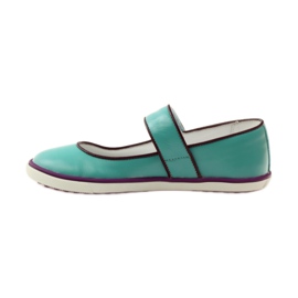 Ballerine per bambini Bartek 28368 turchese verde viola bianca 2