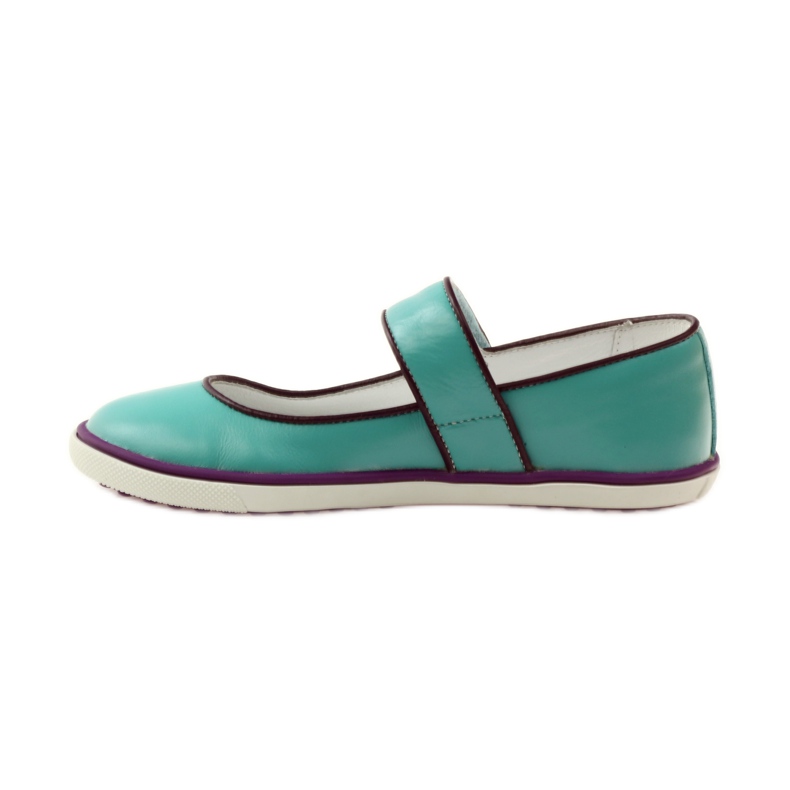 Ballerine per bambini Bartek 28368 turchese verde viola bianca 2