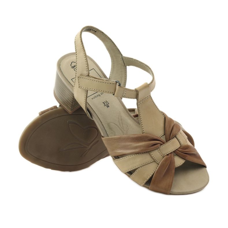 Sandali Caprice scarpe da donna 28205 marrone 3