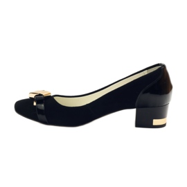 Décolleté nere con decoro Neścior dorato nero giallo 2