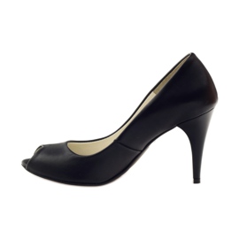 Décolleté da donna con tacco alto Neścior 99 nero 2