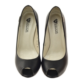 Décolleté da donna con tacco alto Neścior 99 nero 4