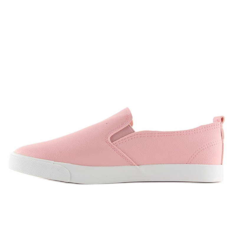 Slipons con ricamo delicato in rosa g1204a Rosa 1