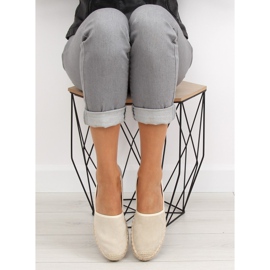Espadrillas beige da donna BB10P beige 2