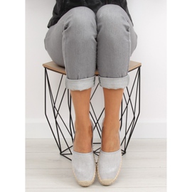 Espadrillas grigie da donna BB10P grigie grigio 2