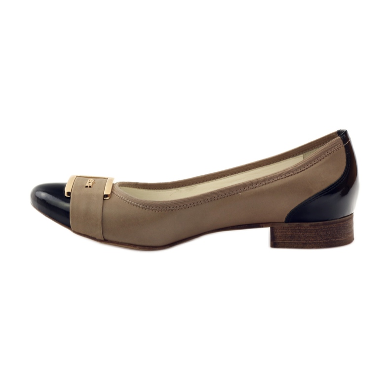 Neścior Décolleté con fibbia beige giallo marrone nero 2