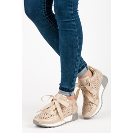 Kylie Sneakers alla moda marrone 2