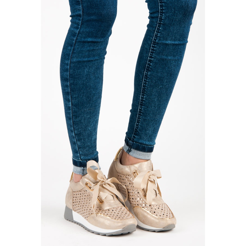 Kylie Sneakers alla moda marrone 1
