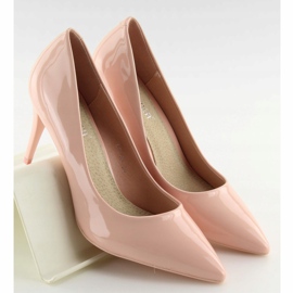 Décolleté da donna, laccati rosa LEI-83 Pink 1