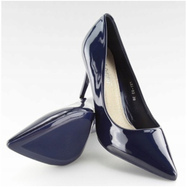 Décolleté da donna blu navy LEI-83 Blue 2