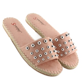 Ciabatte espadrillas rosa da donna LL-120P Rosa 1