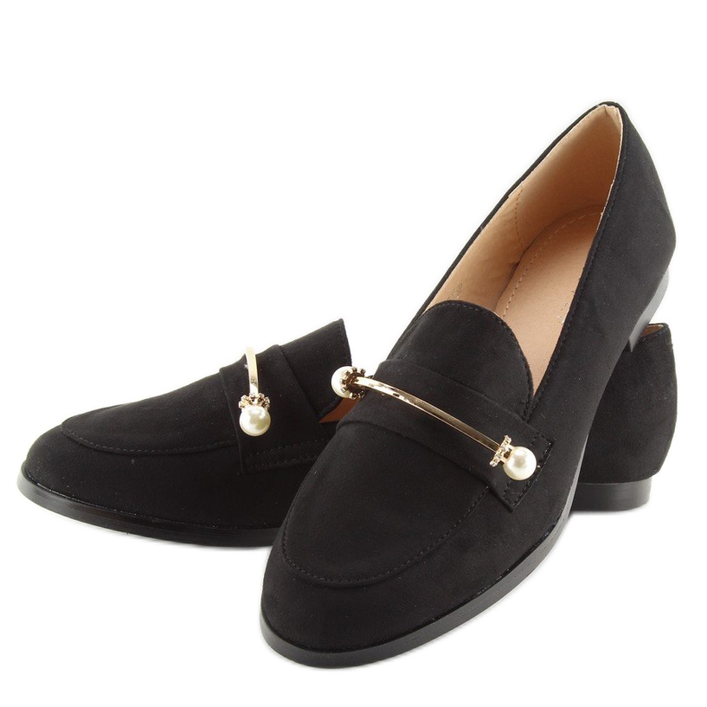 Nero Mocassini da donna neri T315P Nero 2