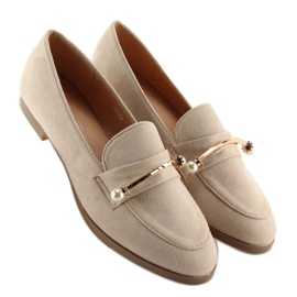 Mocassini da donna beige T315P Nude 1