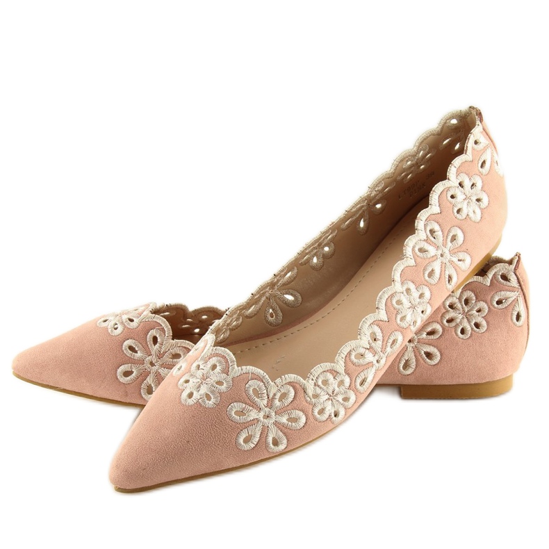 Ballerine traforate rosa LT99P rosa 2