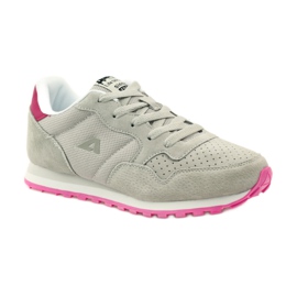 American Club Legata sportiva in pelle americana 6506 grigio rosa 1