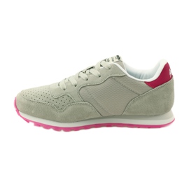 American Club Legata sportiva in pelle americana 6506 grigio rosa 2