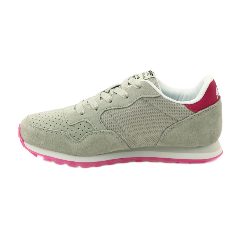 American Club Legata sportiva in pelle americana 6506 grigio rosa 2