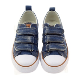 American Club Sneaker americane in dk jeans blu 4
