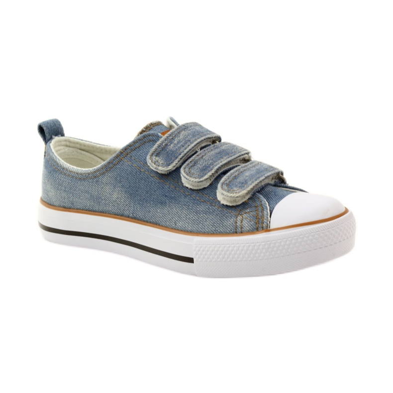 American Club Sneaker americane in denim blu 1