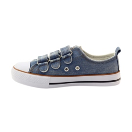 American Club Sneaker americane in denim blu 2
