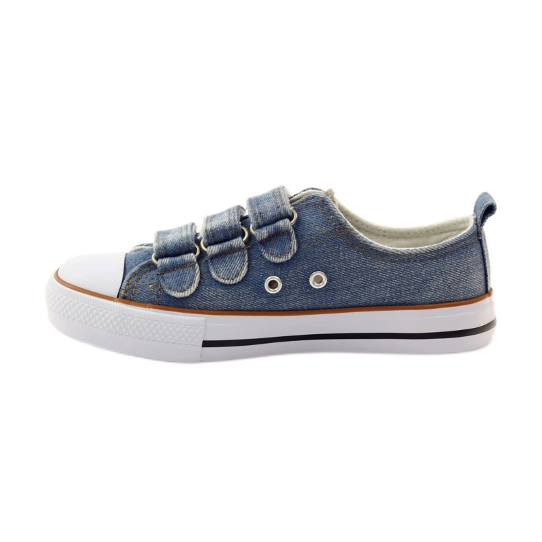 American Club Sneaker americane in denim blu 2