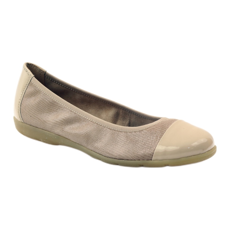 Ballerine donna Caprice 22152 pelle beige 1
