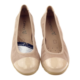 Ballerine donna Caprice 22152 pelle beige 4