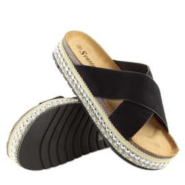 Ciabatte nere da donna nere CK15P nere nero 1