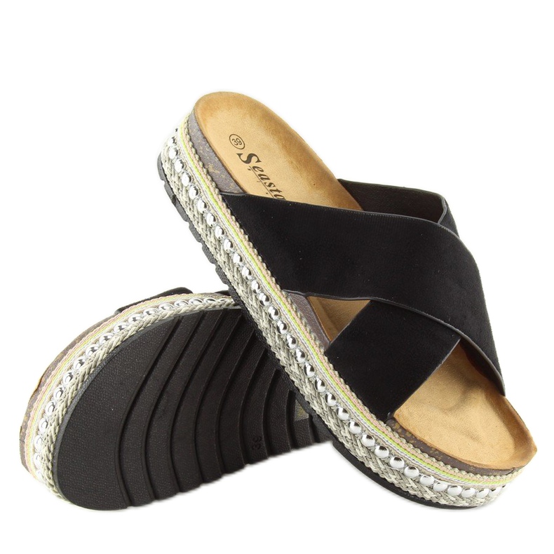 Ciabatte nere da donna nere CK15P nere nero 1