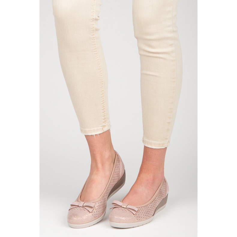 Vinceza Ballerina con fiocco rosa 1